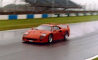 Ferrari F40 at Donington Park