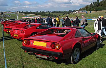 Ferrari 308 on Display at the Very Fast Show