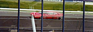 Reflection of Ferrari F355 at Silverstone