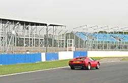Ferrari 308 enters Copse at Silverstone