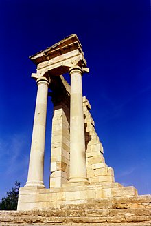 Partly restored Temple of Apollo