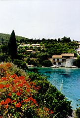 The view towards our villa