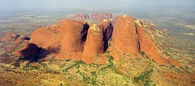 Kata Tjuta from the air