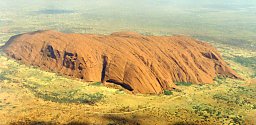 Uluru from the air