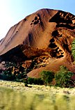 Uluru from the car