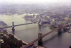 Brooklyn and Manhattan Bridges