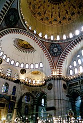 Inside Sleymaniye Camii