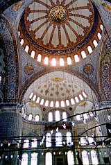 Inside Sultanahmet Camii