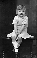 Grace Armstrong as a little girl