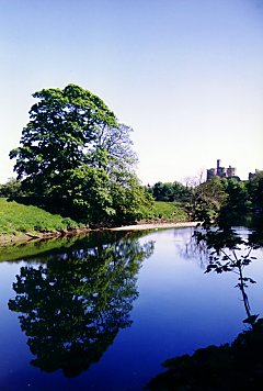 Warkworth Castle from the River