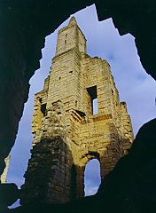 Inside Warkworth Castle