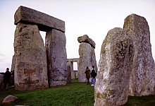 Inside the stones at Stonehenge