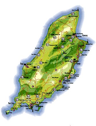 Isle of Man Map
