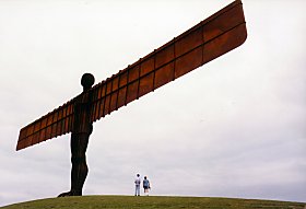 The Angel of the North, close up