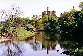 Warkworth Castle from the River